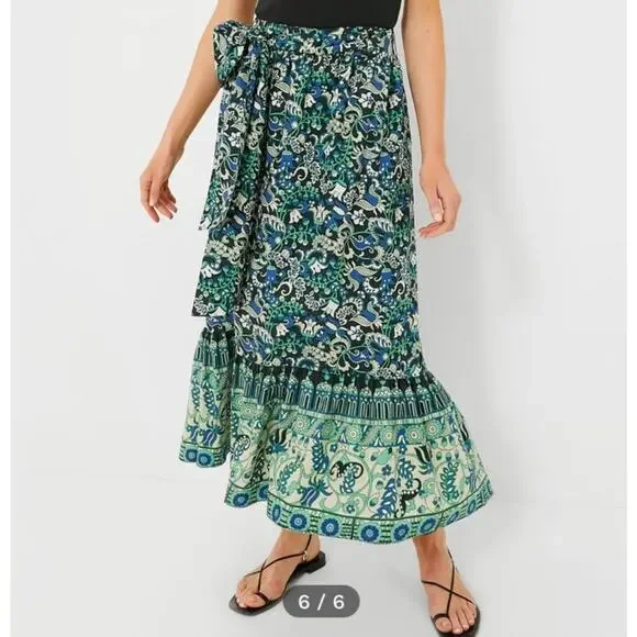 TUCKERNUCK Batik Floral Hampton Skirt NWT Size XXXL - Picture 2 of 4